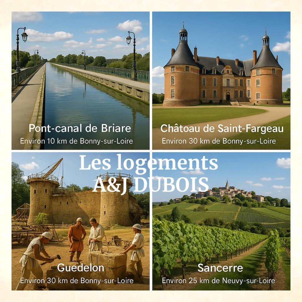 A&Jduplex - Bonny Sur Loire - Chateaux De Guedelon - Pont Canal Exterior photo
